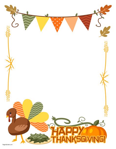 thanksgiving border png